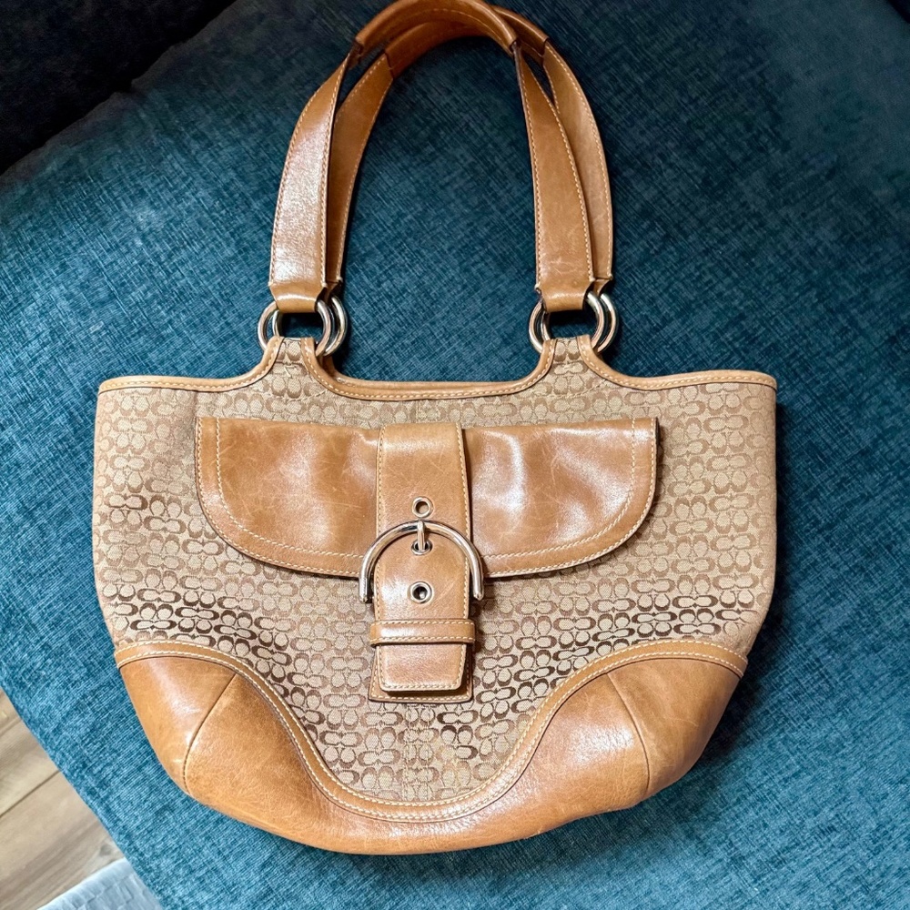 Vintage Coach Tote